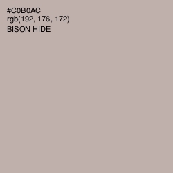 #C0B0AC - Bison Hide Color Image